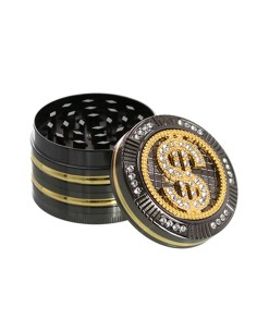 Grinder 4-teilig Bling Bling Leaf 50mm