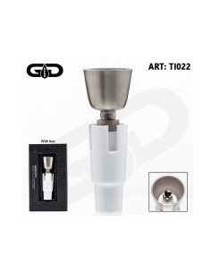 Foyer GG Domeless Titane et Céramique pour Huile 14.4mm