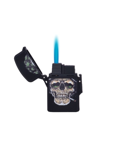 Briquet Torche Skull Bandana Leaf 