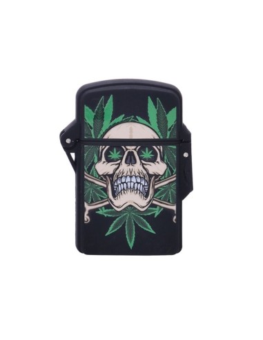 Torch Feuerzeug Skull Rasta Cap