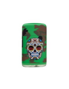 Briquet Torche Mexican Skull Bleu