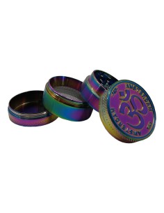 Grinder GG Amsterdam 4 Parties Ohm Rainbow 40mm