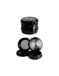 Grinder Black Leaf 4 parties Couronne Noir