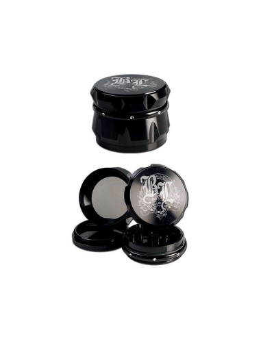 Grinder Black Leaf 4-teilig Schwarze Krone