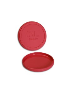 Black Leaf Oil Silikon Teller Rot