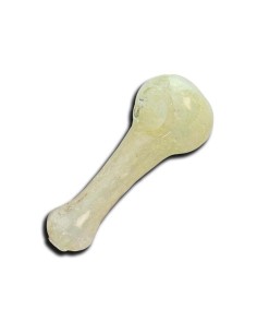 Molino Glaspfeife Weiss-Gelb 11.5cm