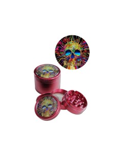 Grinder Cyber Skull 4 Parties Rouge
