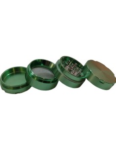 Grinder Grip Métal 4 Parties 55mm Vert