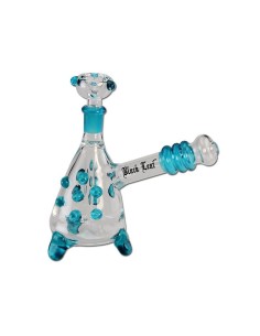 Mini Bong Black Leaf sur Pied Bleu 15cm