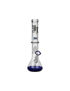 Ice Bong Black Leaf Percolateur 4 Bras 40cm Noir