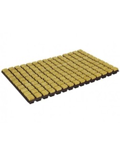 150 cubes de laine de roche sur plateau
