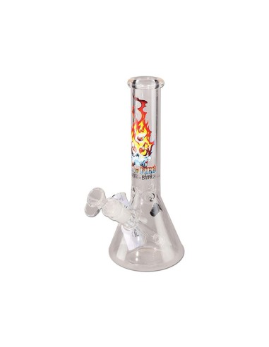 Ice Bong Black Leaf Fire Throne of Bongs 25cm