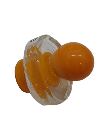 Carb Cap Meepler en Verre Orange