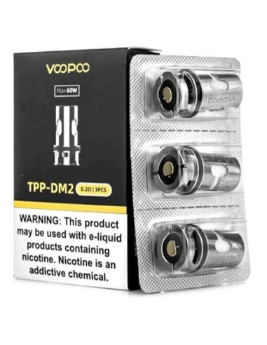 Voopoo TPP DM2  Mesh 0.2Ohm Verdampferkopf (3 Stk.)