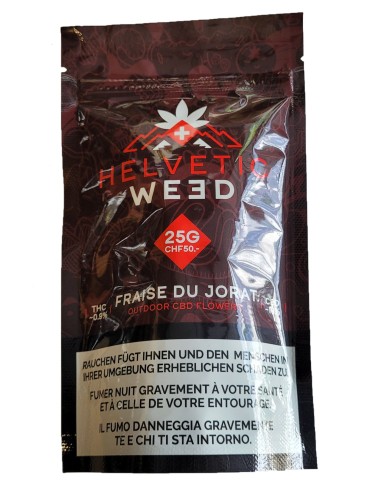 Helvetic Weed Fraise du Jorat Outdoor CBD 25gr