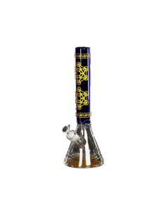 Bong Heavy Base Geometric Art 40cm