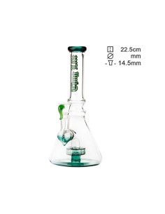 Bong Thug Life Percolator Green 22cm