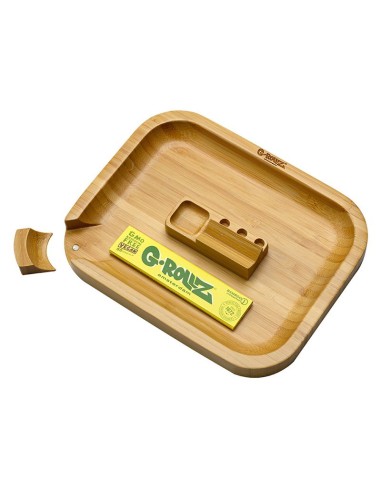 Plateau G Rollz Bambou 15 x 14.5cm 
