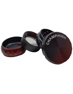 Grinder 4 Parties Champ High Color Duo Rouge Noir 53mm