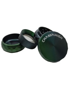 Grinder 4-teilig Champ High Color Duo Grün Schwarz 53mm
