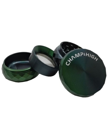 Grinder 4 Parties Champ High Color Duo Vert Noir 53mm