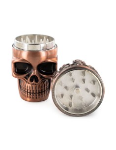 Grinder 3 Parties Champ High Skull King Cuivre 75mm