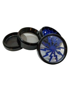 Grinder Amsterdam Lightning Schwarz Blau 63mm