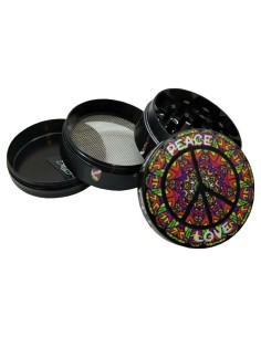 Grinder 4 Parties Champ High Peace and Love Noir 50mm