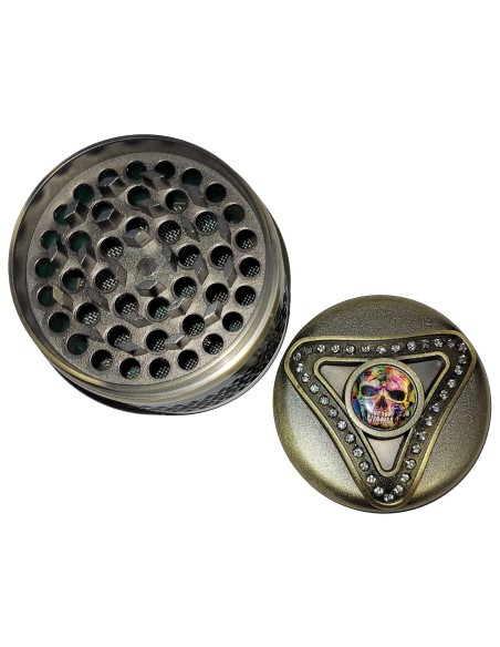 Grinder 4 Parties Métal Copper Green 63mm