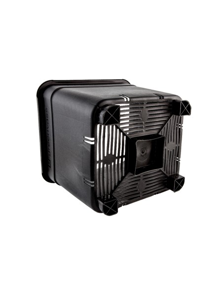 Pot Carré 25L noir 34x34x34