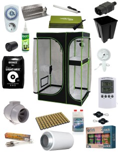 Growbox Set Black Room Suite 120 Pflanze und Stecklinge