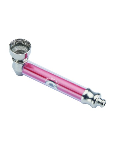 Metall / Kunstoff Pfeife Champ High Pink 8.5cm