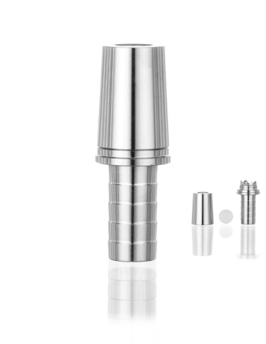 Aladin Shisha Schlauchadapter 18/8 Schliff mit Ventilkugel