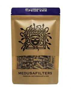Medusa Filters Aktivkohlefilter 6mm 50Stk