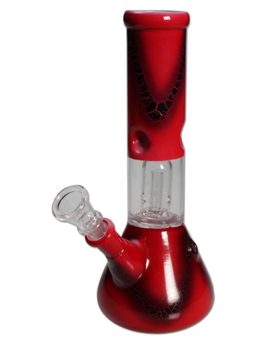 Ice Bong Dome Percolateur Rouge 21.5cm