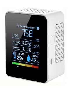 CO2 Digitales Thermometer 5...