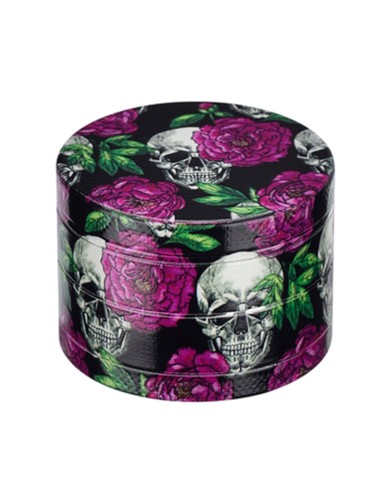 Grinder 4-teilig CH Skull and Rosa Violett 50mm