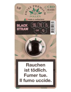 Swiss Premium Black Straw 5g