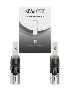 Kiwi Vapor Cartouches Kiwi 2 Soft Black (2pces)