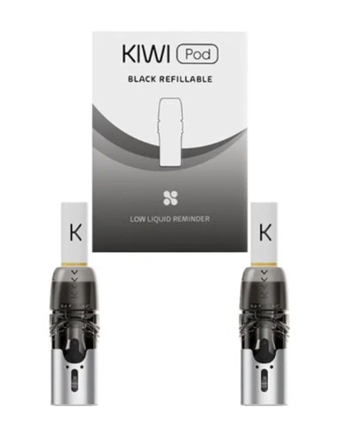 Kiwi Vapor Cartouches Kiwi 2 Soft Black (2pces)