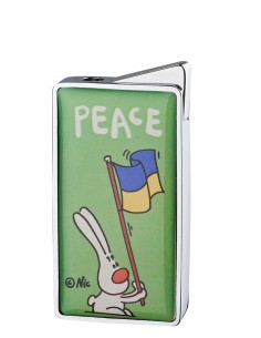 Elektronikfeuerzeug Card Peace Ukraine