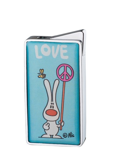 Briquet Électronique Card Love Symbol