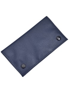 Blague à Tabac CH en Cuir Bleue
