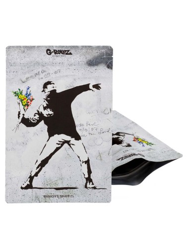 Minigrip Anti-Geruch G Rollz Banksy Flower Thrower 15 x 20cm