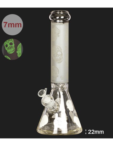 Bong Amsterdam Skull Clear 35cm Limited Edition
