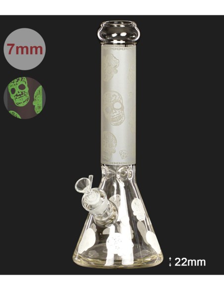 Bong Amsterdam Skull Clear 35cm Limited Edition Bong Amsterdam Skull Clear 35cm Limited Edition