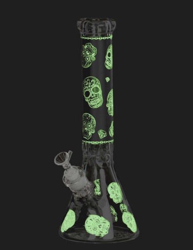 Bong Amsterdam Skull Clear Bong Amsterdam Skull Clear