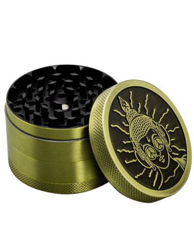 Grinder 4 Parties Amsterdam Gold Peace 60mm en Zinc