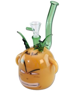 Bong Black Leaf Grumpy 20cm