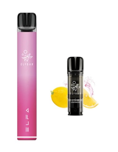 Elf Bar Elfa Pro Starter Kit Aurora Pink + Pink Lemonade